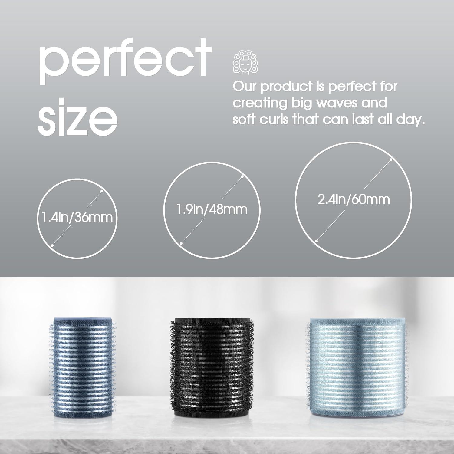 Juego de Rulos Térmicos Iónicos xnicx - 18 Rulos Autoadhesivos