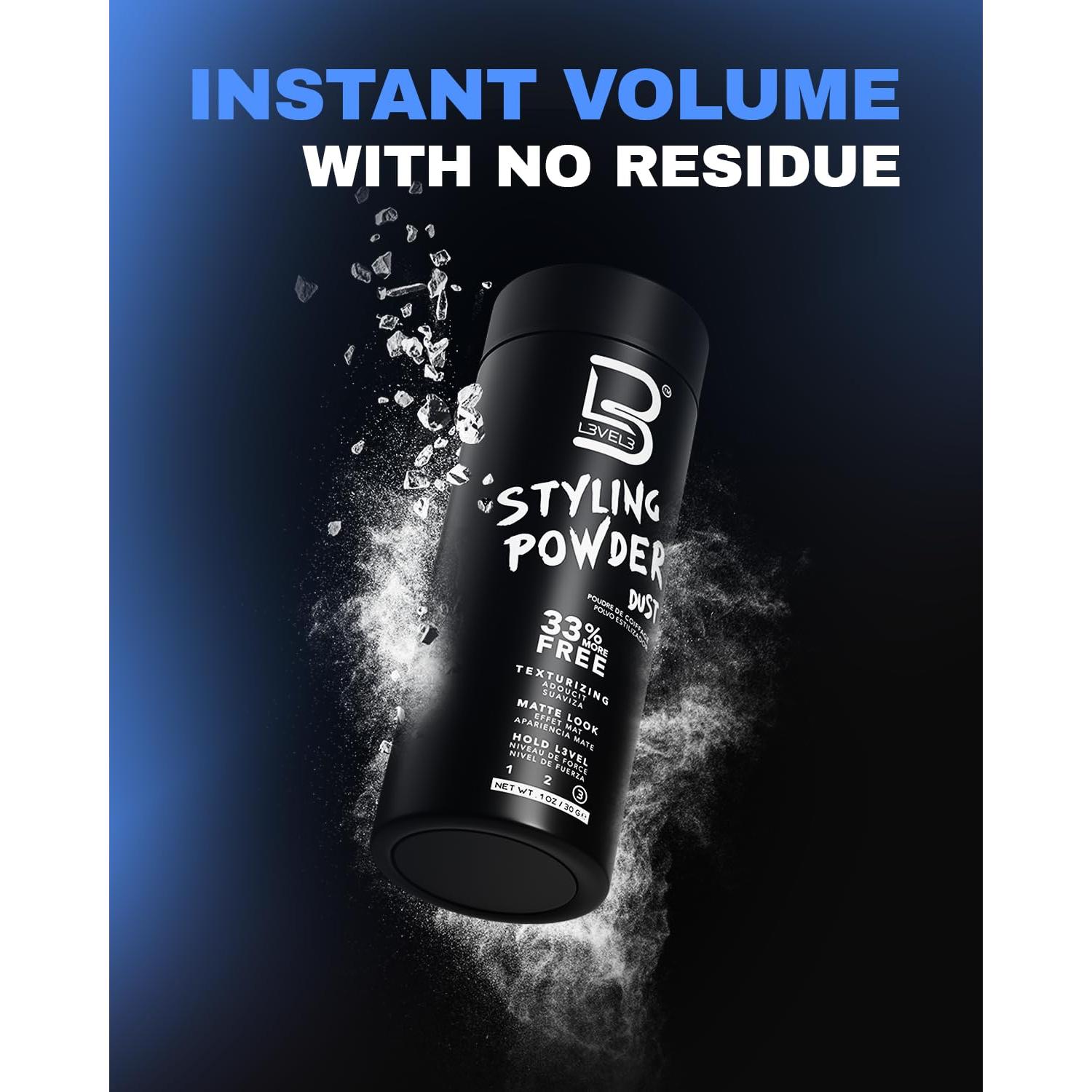 Polvo de Estilo L3 Nivel 3 para Hombres 30g - Acabado Mate