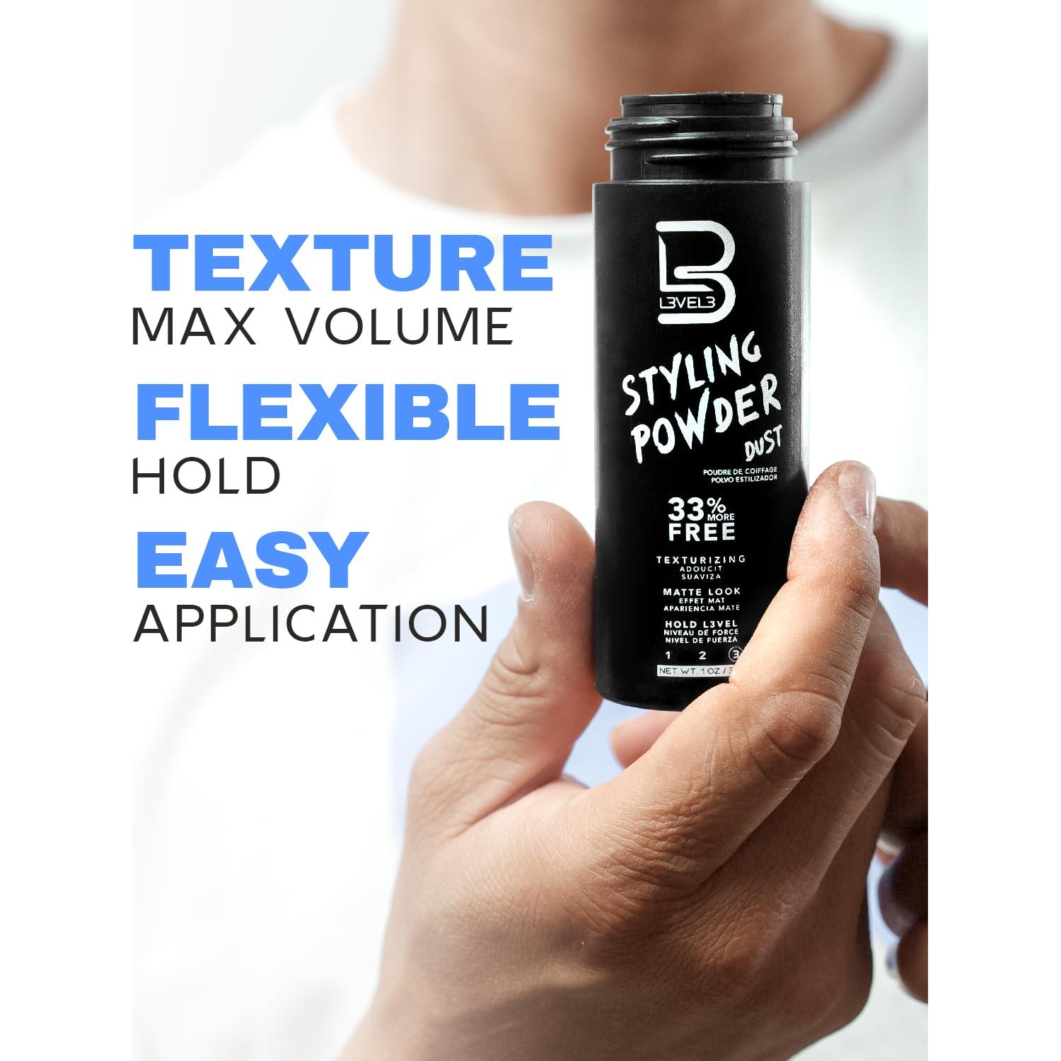 Polvo de Estilo L3 Nivel 3 para Hombres 30g - Acabado Mate