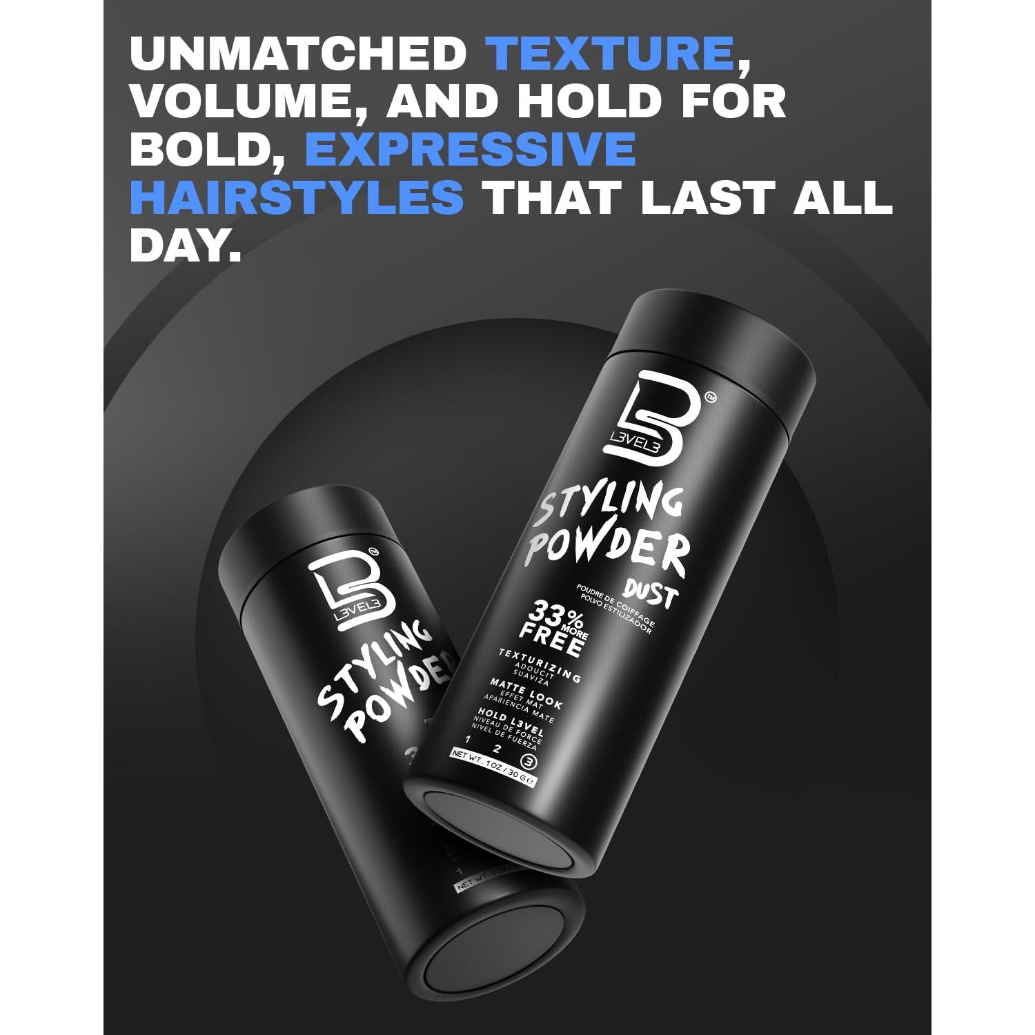 Polvo de Estilo L3 Nivel 3 para Hombres 30g - Acabado Mate