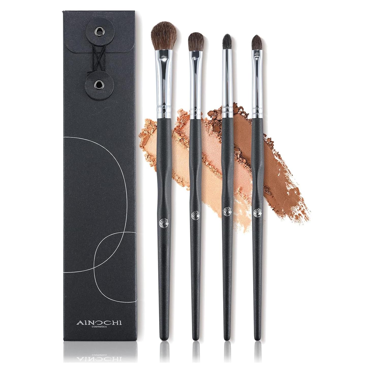 Conjunto de Brochas de Maquillaje ENERGY 4 Piezas para Ojos