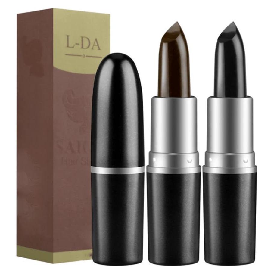 Lápiz de retoque temporal para cabello Pujiang - Negro 17g