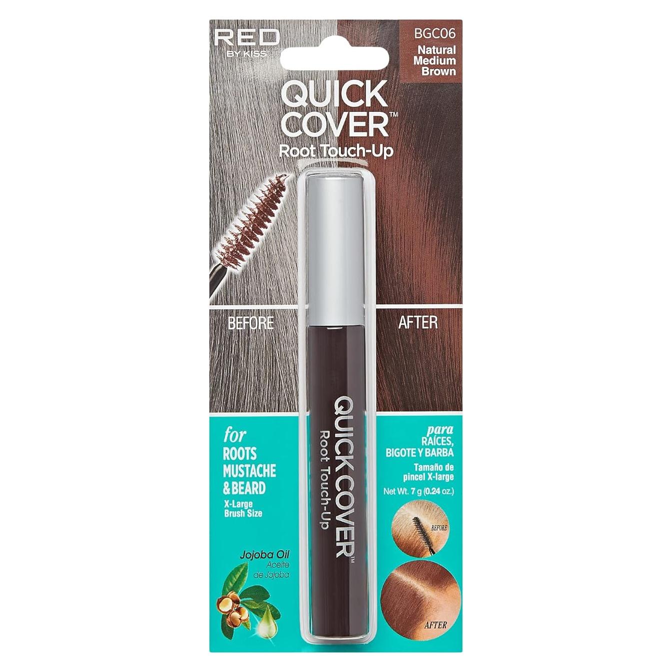 Retoque Rápido de Raíces RED by KISS - Marrón Medio Natural