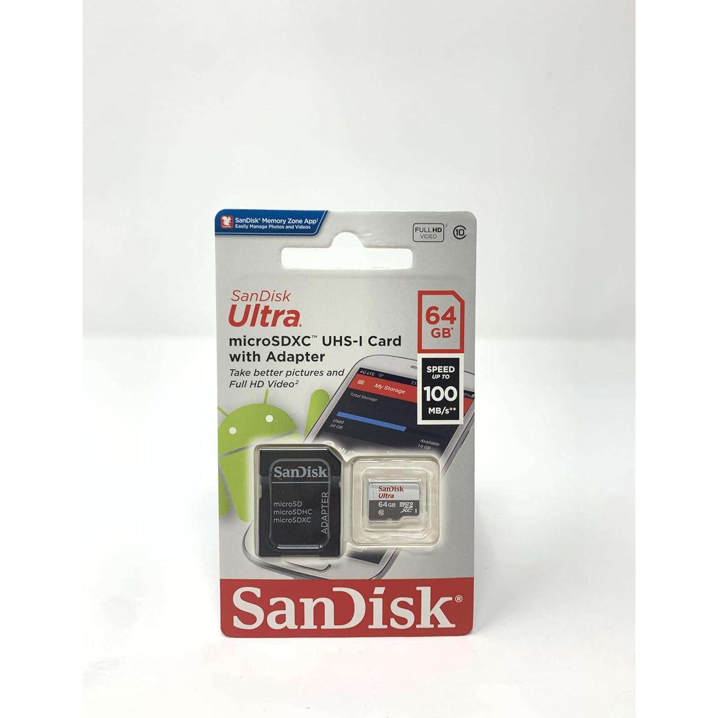 Tarjeta de Memoria MicroSD SanDisk 64GB Hecho para Amazon