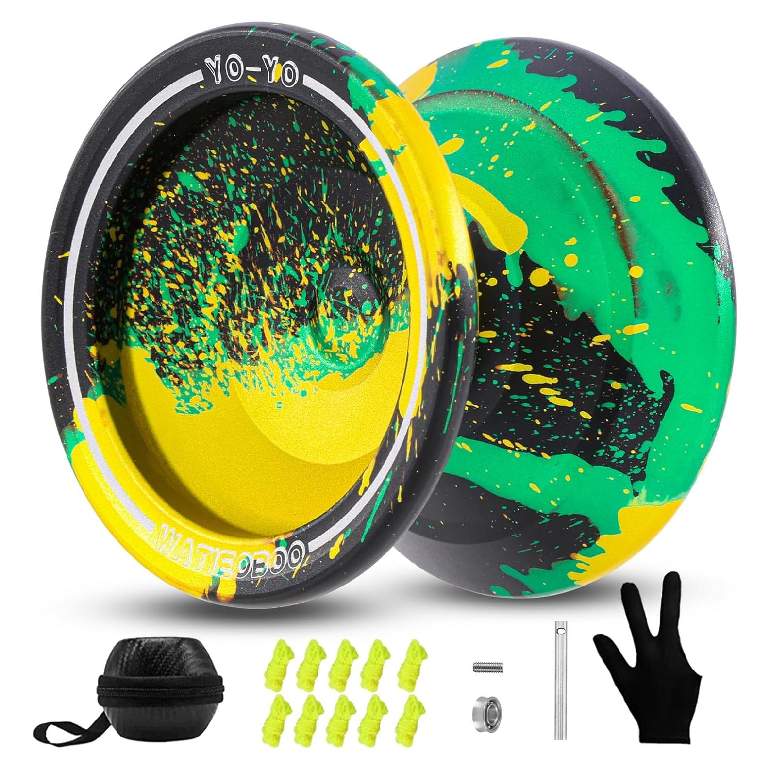 Yoyo Profesional WATIEOBOO de Metal para Niños y Adultos