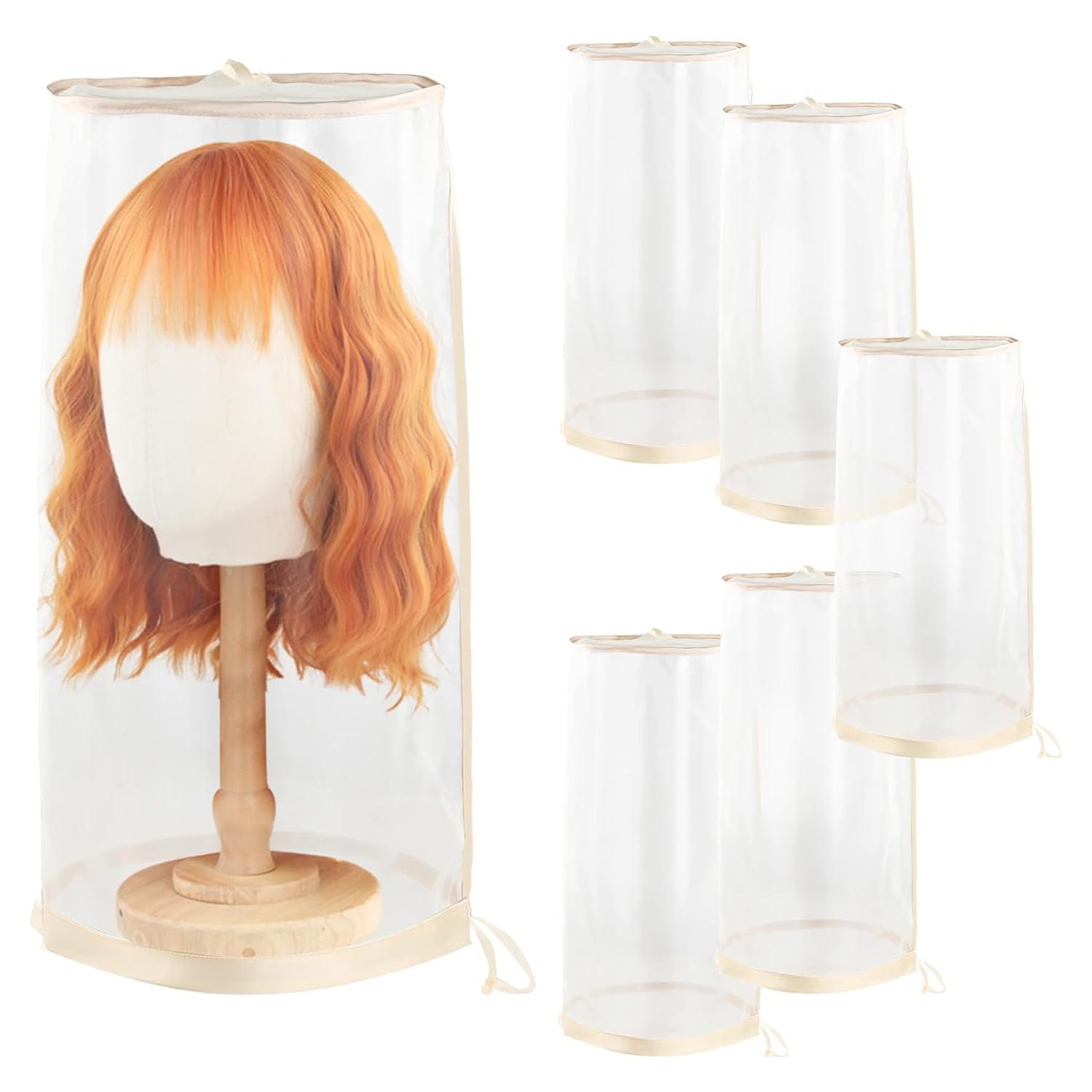 5 Bolsas de Almacenamiento para Pelucas AIHOPESTO - Transpirables