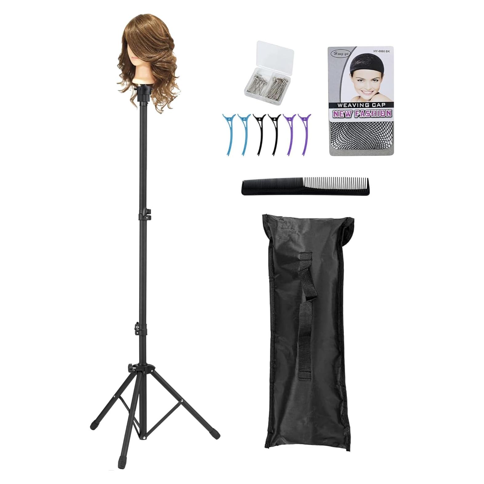 Soporte para Cabeza de Maniquí Auroras Ajustable con Tripode