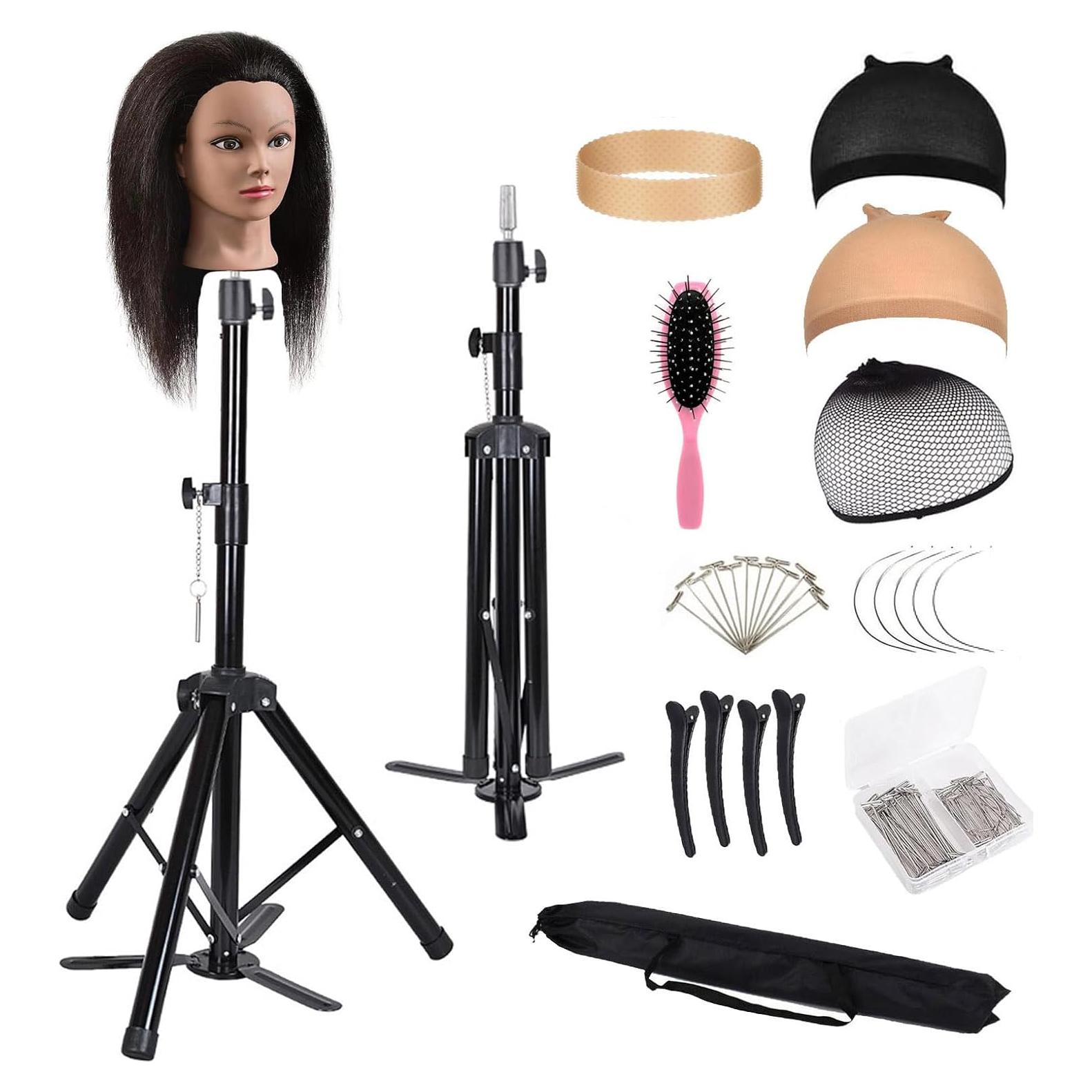 Soporte de Peluca Ajustable Xue Lang 55" Metal Reforzado