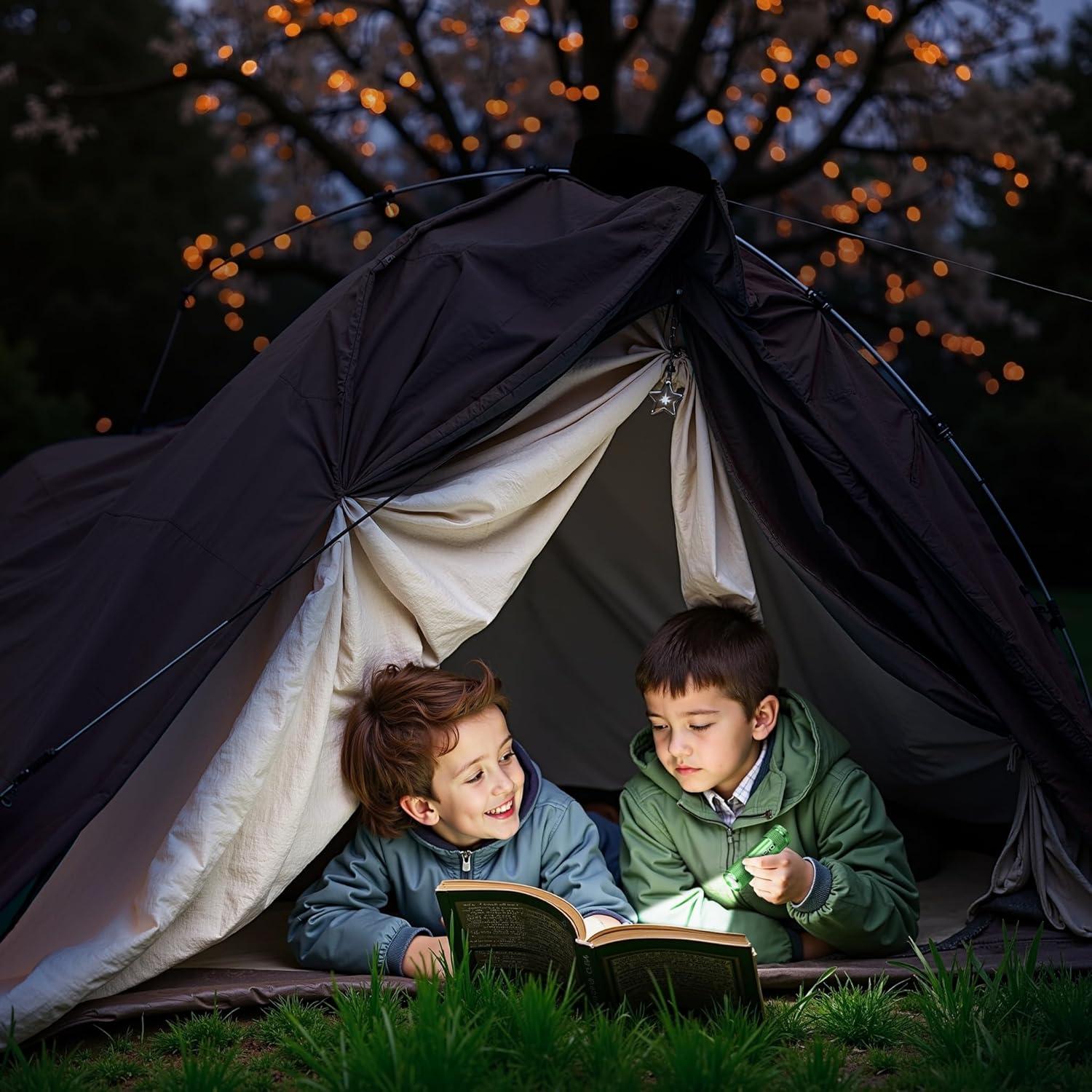 Linternas LED Mini WdtPro 9 LED - Paquete de 6 Colores Variados