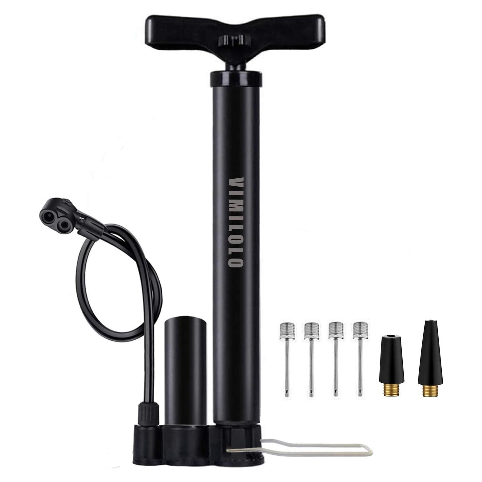 Bomba de Bicicleta VIMILOLO 160PSI Válvulas Presta y Schrader
