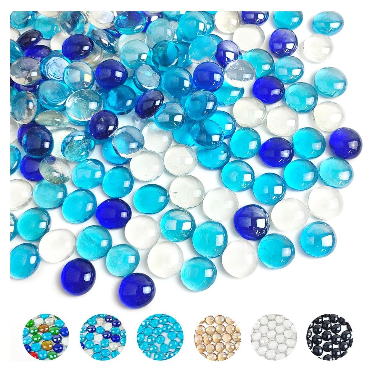 Perlas de vidrio YISZM 10 lb decorativas para jarrones y acuarios