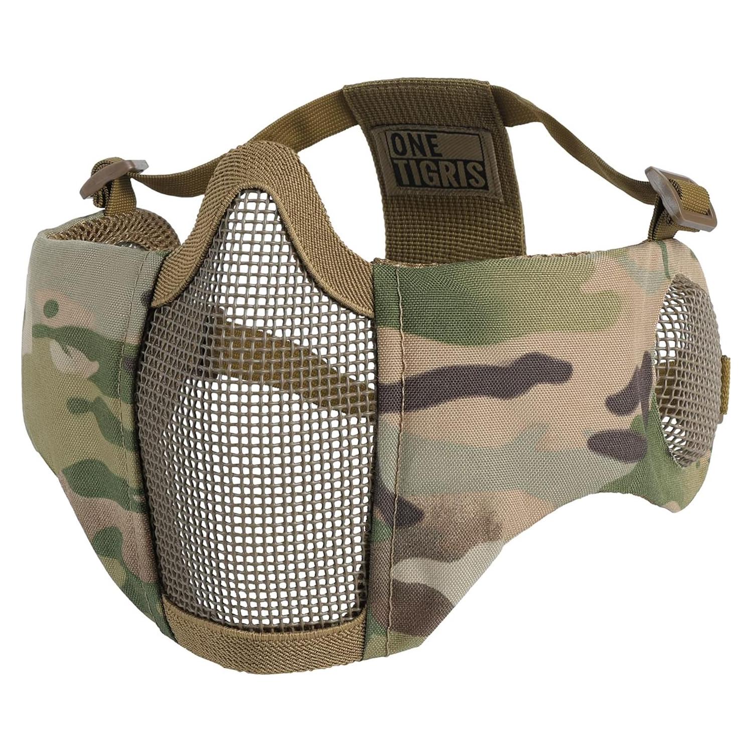 Máscara Táctica Plegable OneTigris con Protección para Oídos