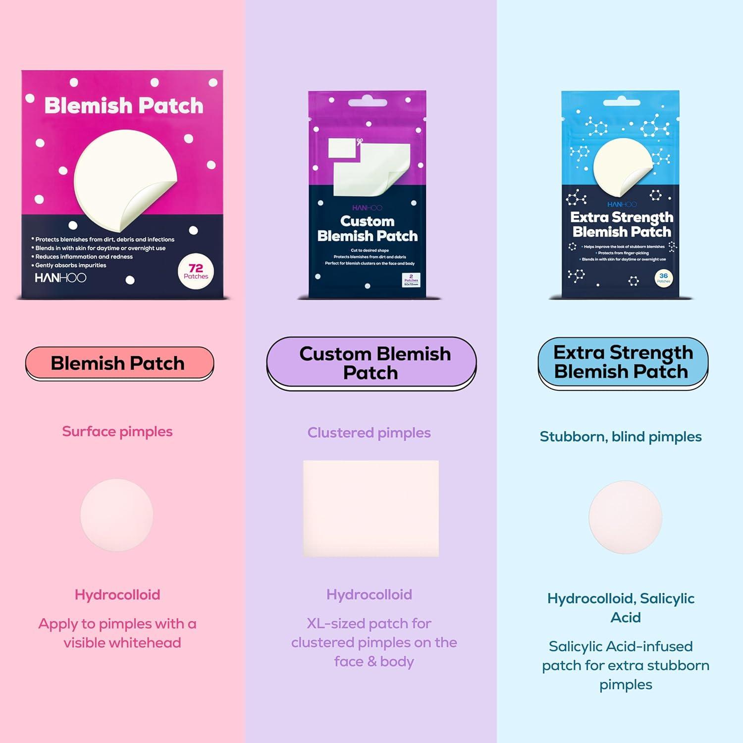 Parches Hidrocoloides para Imperfecciones Hanhoo - 288 Unidades