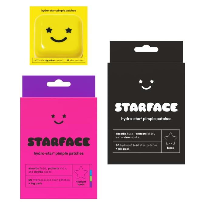 Starface Parches Hidrocoloides para Espinillas 32 ct + 96 ct