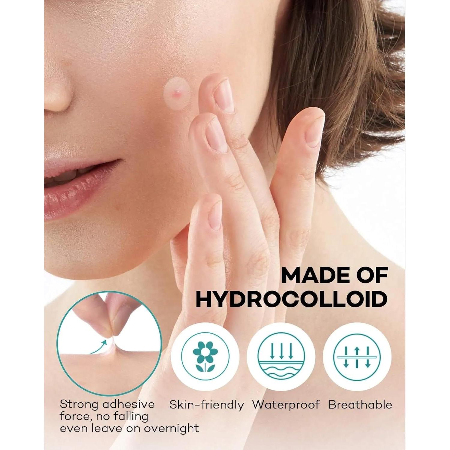 Parche Hidrocoloide para Acné Adarna Essentials 180 unidades