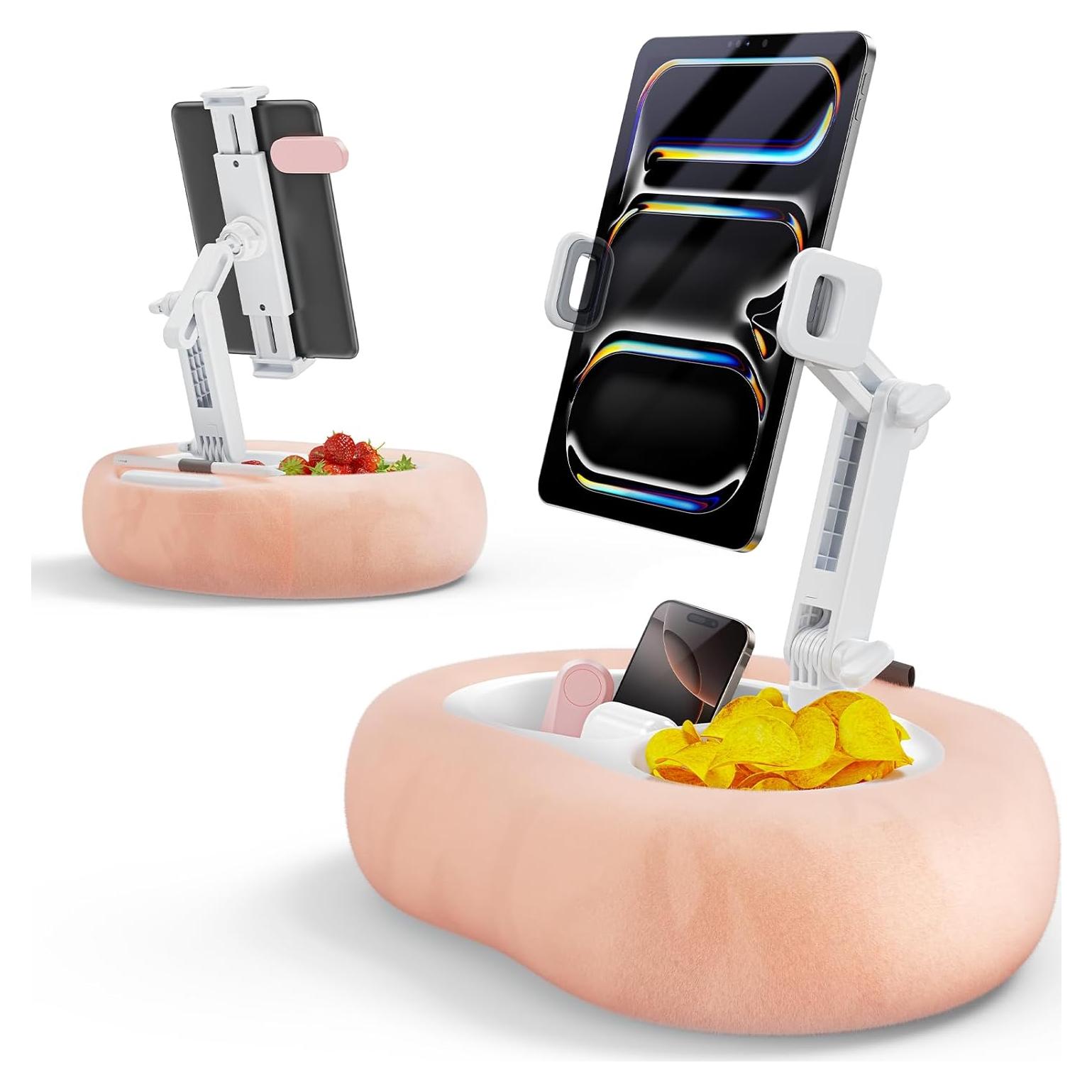 Soporte de Almohada para Tablet Atisek Rosa 3 en 1 Ajustable