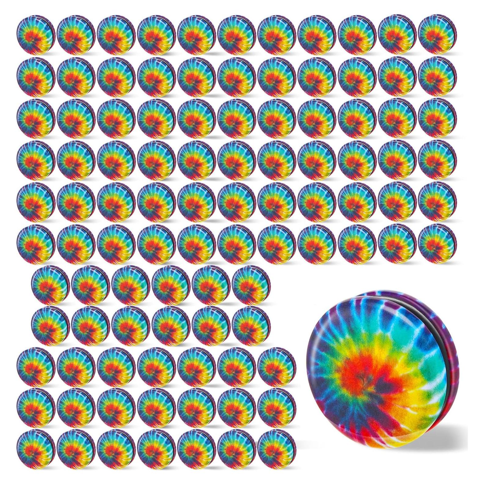 Yoyos de Metal Lenwen Arcoíris 50 Pcs para Niños