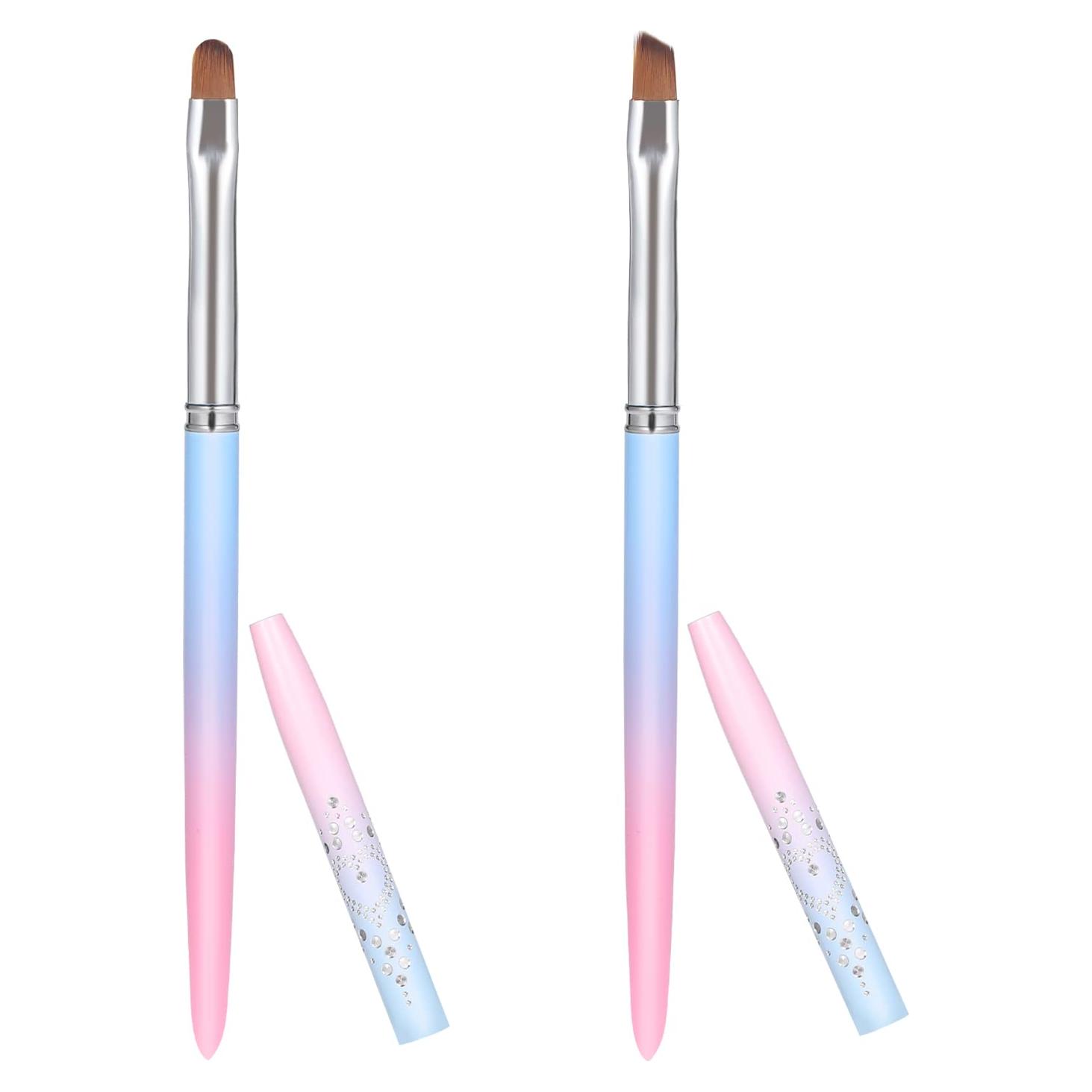 Set de 2 Pinceles Limpiadores de Esmalte TOYMIS - 8mm y 7.5mm