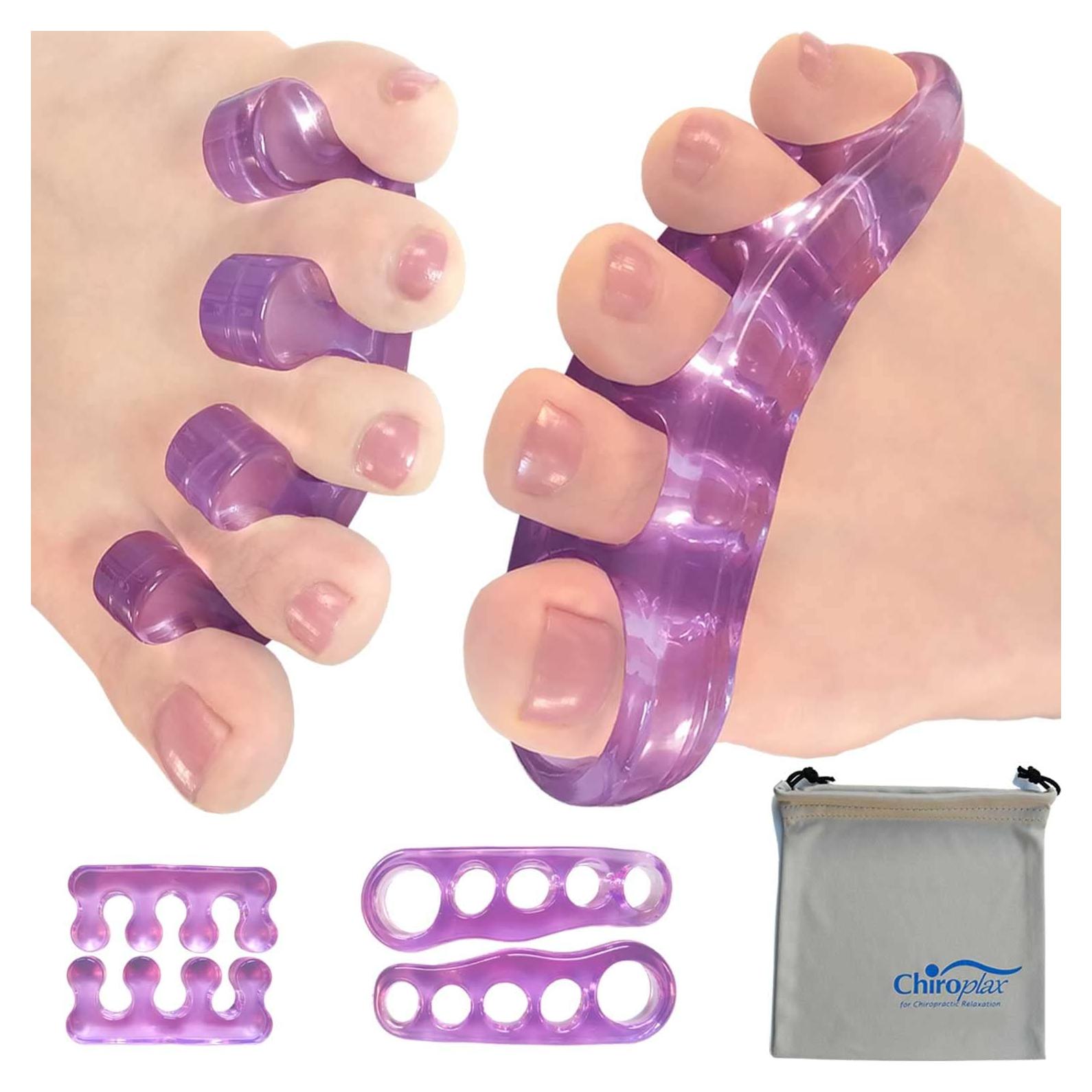 Separadores de Dedos del Pie Chiroplax Gel Lavanda 2 Pares