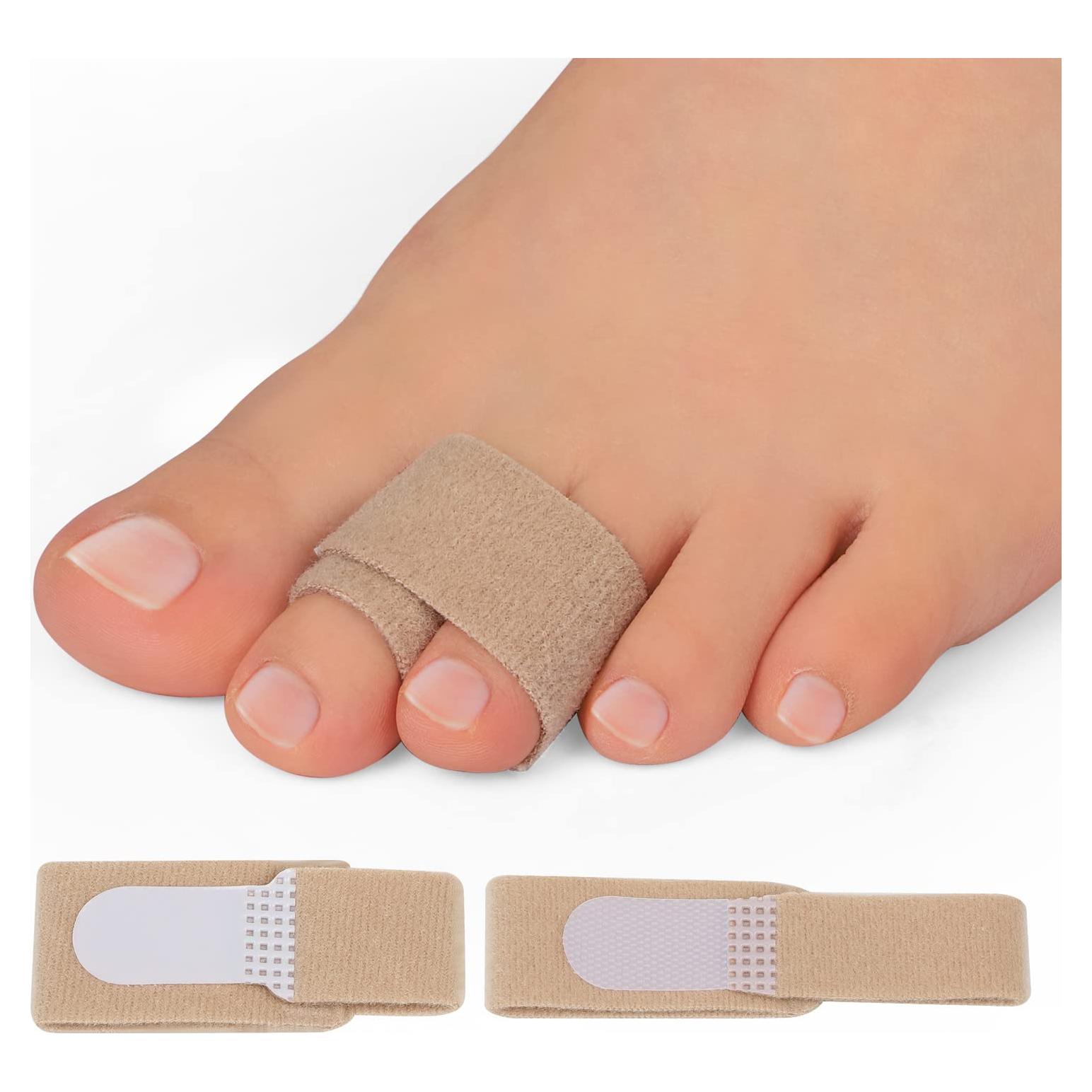 Férulas para Dedos Torcidos Bukihome - 12 Piezas, 6 Grandes y 6 Medias