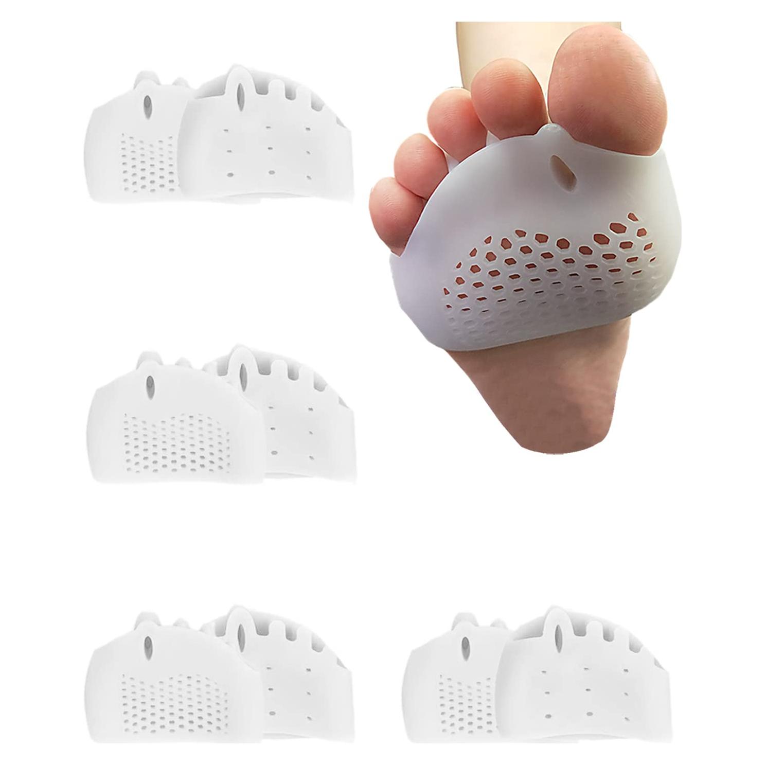 4 Pares Almohadillas Gel Metatarsales Golbylicc para Juanetes