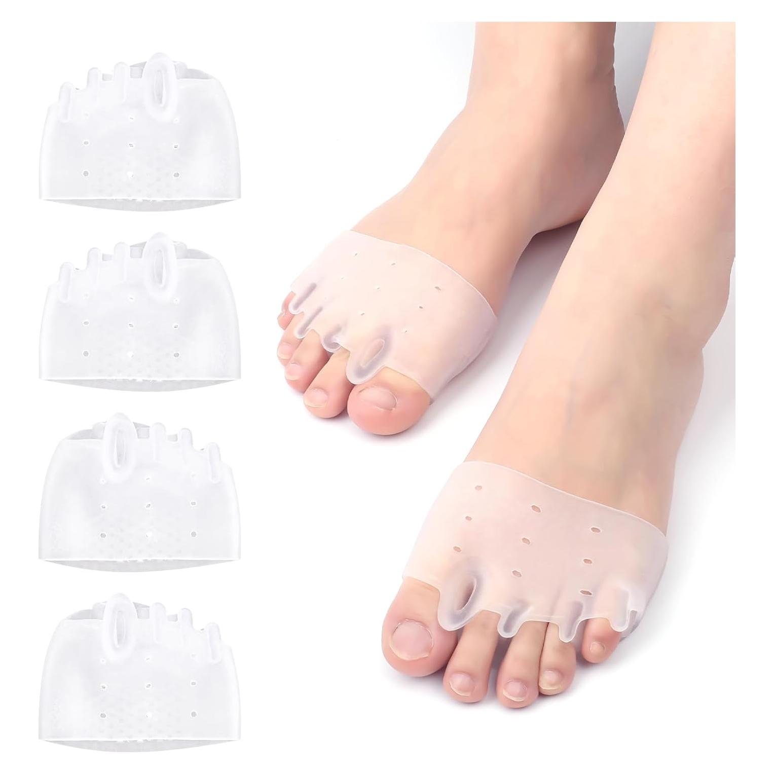 Separadores de Dedos de Silicona Gosknor - 4 Piezas, 8.5x6 cm