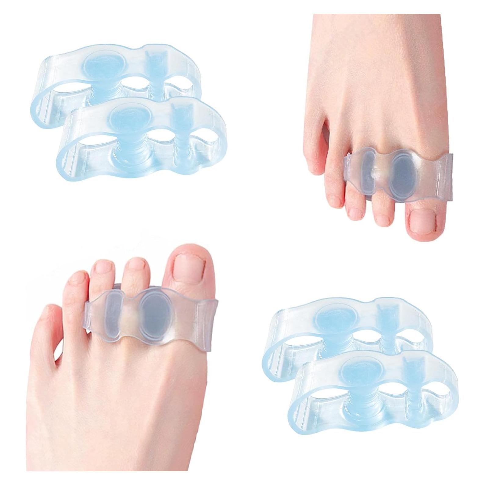 Separadores de Dedos Correctores de Juanetes XREKNOi - Azul Claro