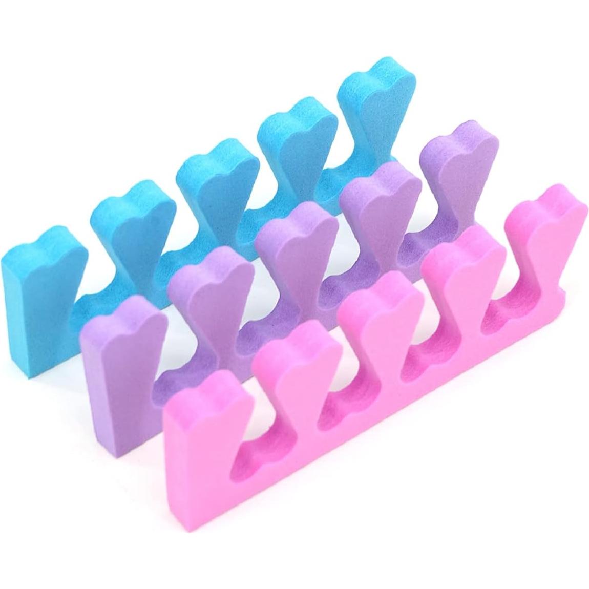 Separadores de Dedos EVA Biguphate - 24 Piezas para Pedicura