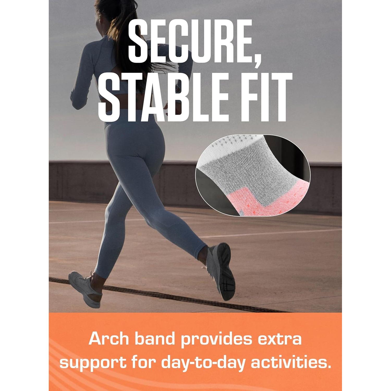 Calcetines No-Show de Rendimiento Sof Sole para Mujeres - 6 Pares