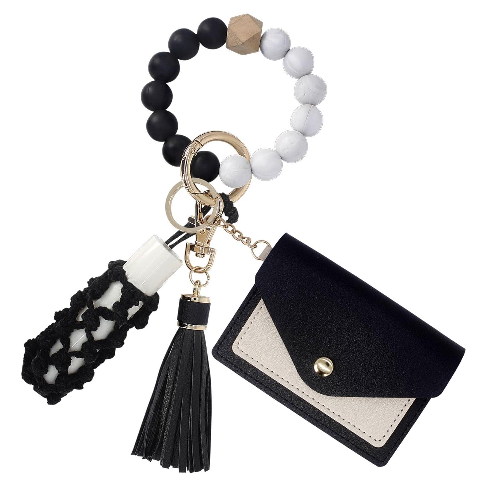 Pulsera de Llave de Silicona BIHRTC con Soporte de Chapstick