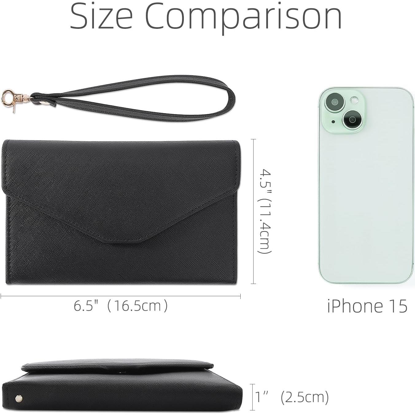 Portafolios de Pasaporte Zoppen Ver.5 con Bloqueo RFID Negro