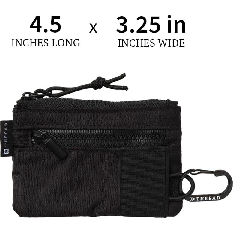 Cartera Pouch Thread Wallets - Compacta con Cierre y Bolsillos