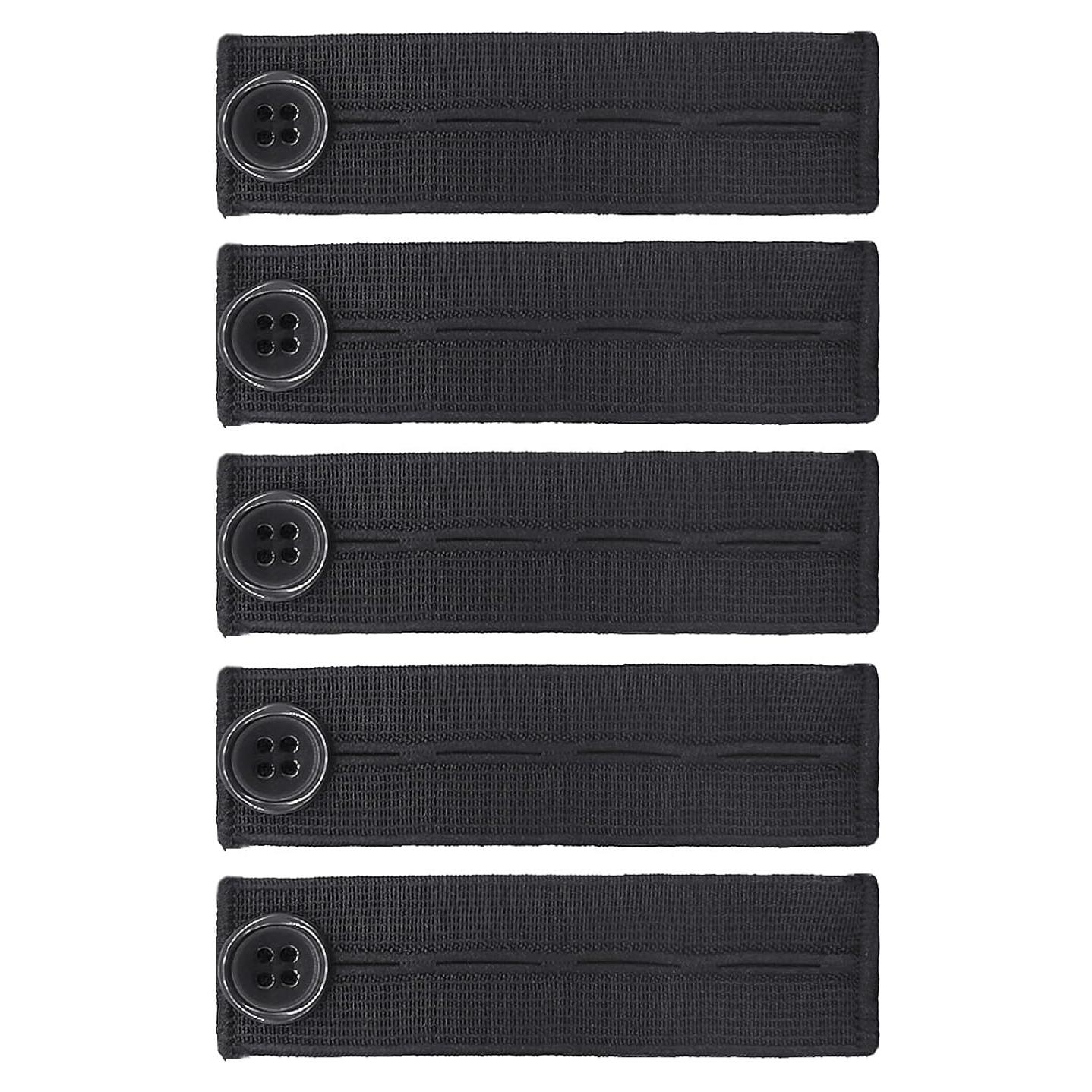 5 PCS Extensores de Cintura Elásticos Ajustables Deshionew