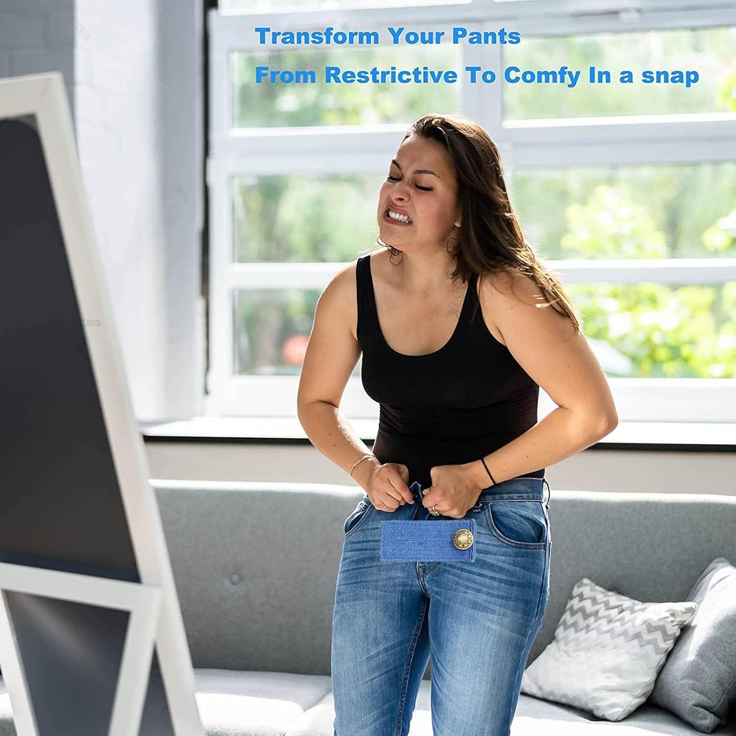 Extensores de Cintura para Jeans BIDEX - 4 Piezas Ajustables