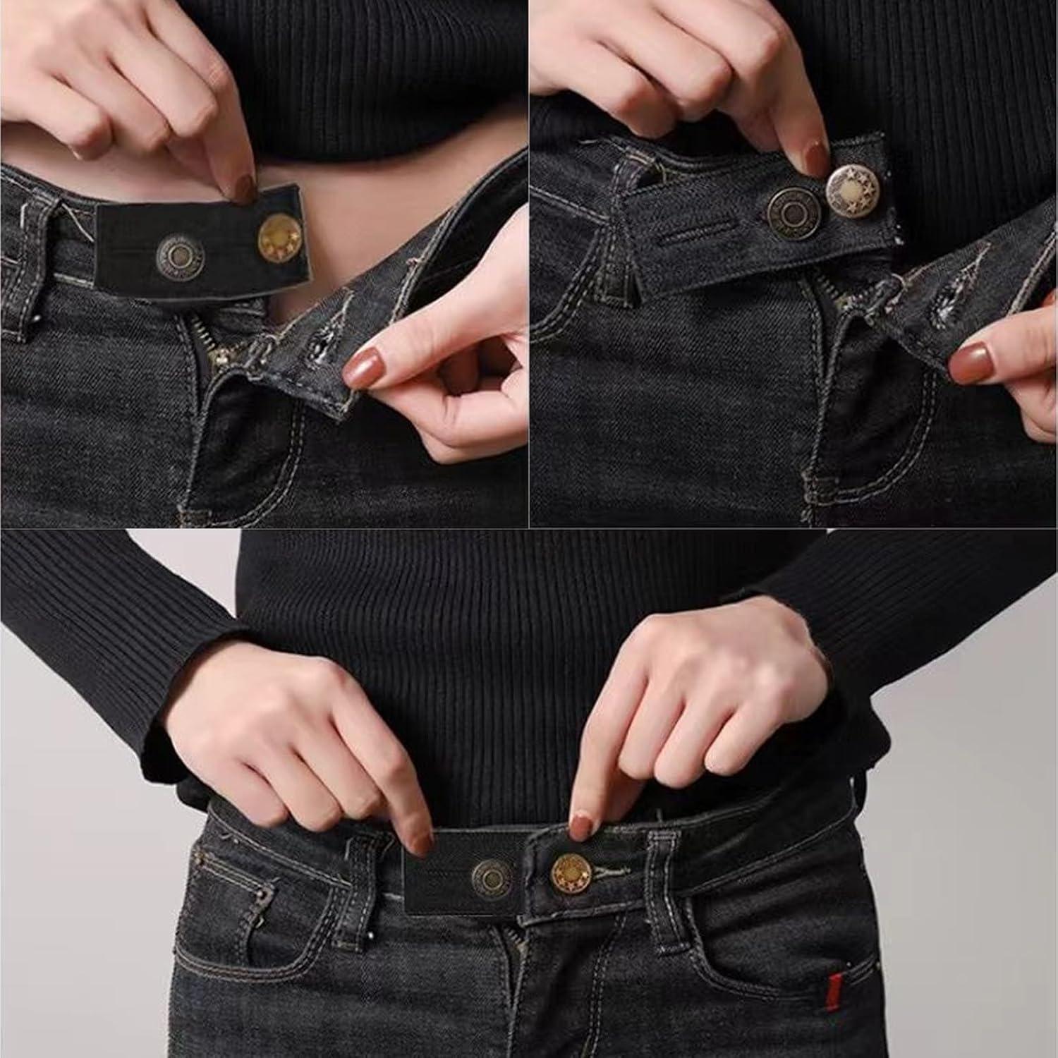 Extensores de Cintura para Jeans BIDEX - 4 Piezas Ajustables