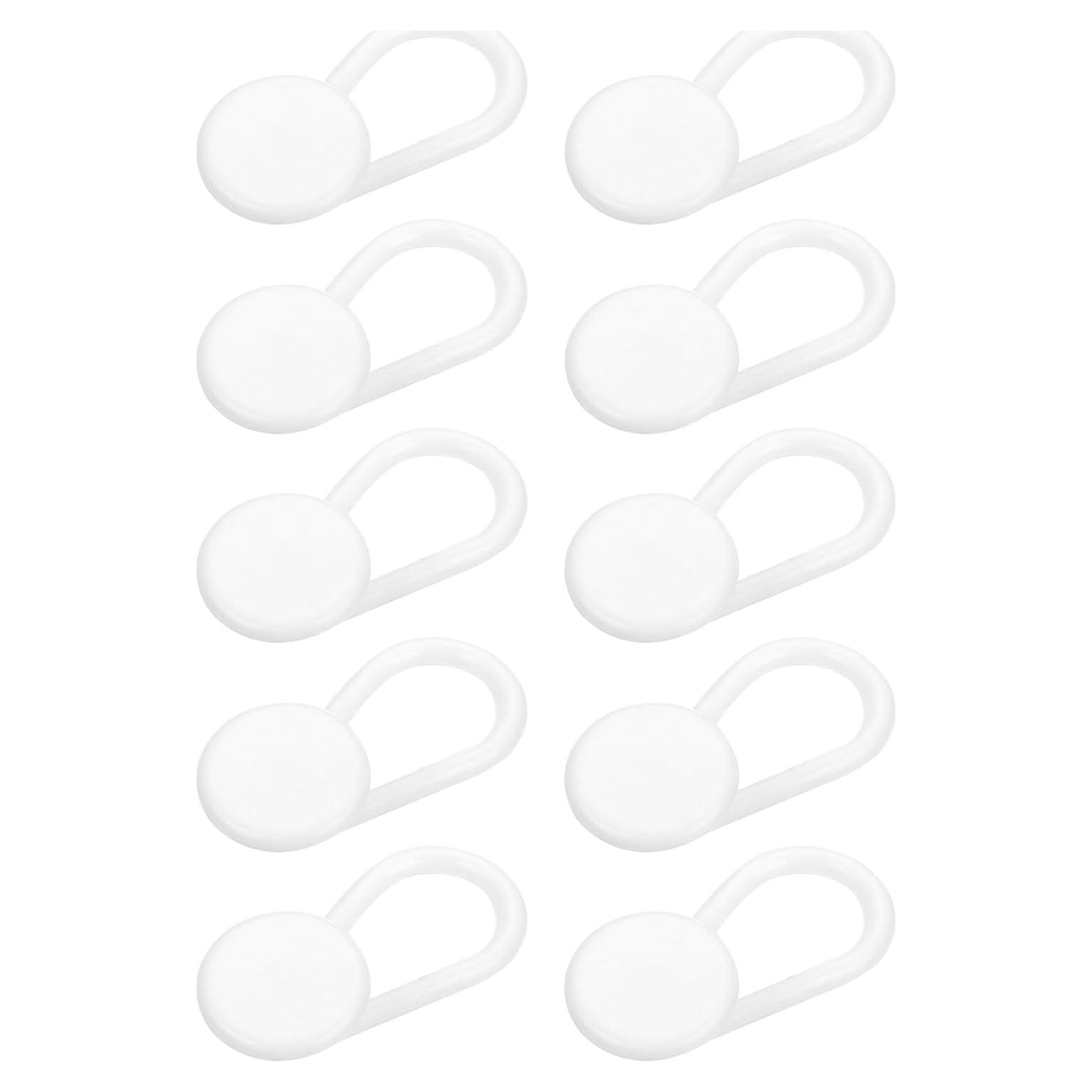 Extensores de Botón uxcell 10Pcs 15mm Blanco para Jeans