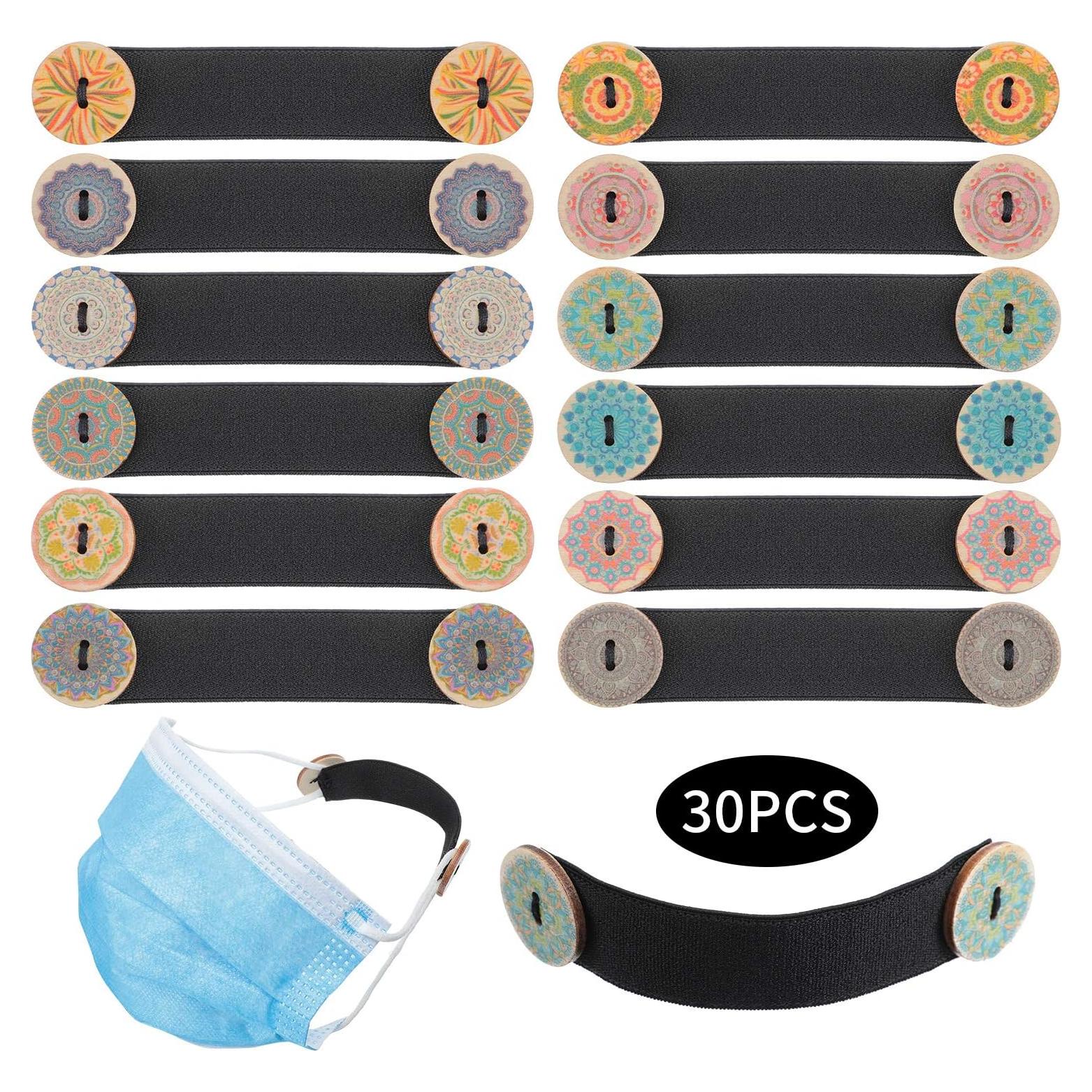 Extensor de Correa para Orejas WILLBOND Ajustable Antideslizante 30 Pzas