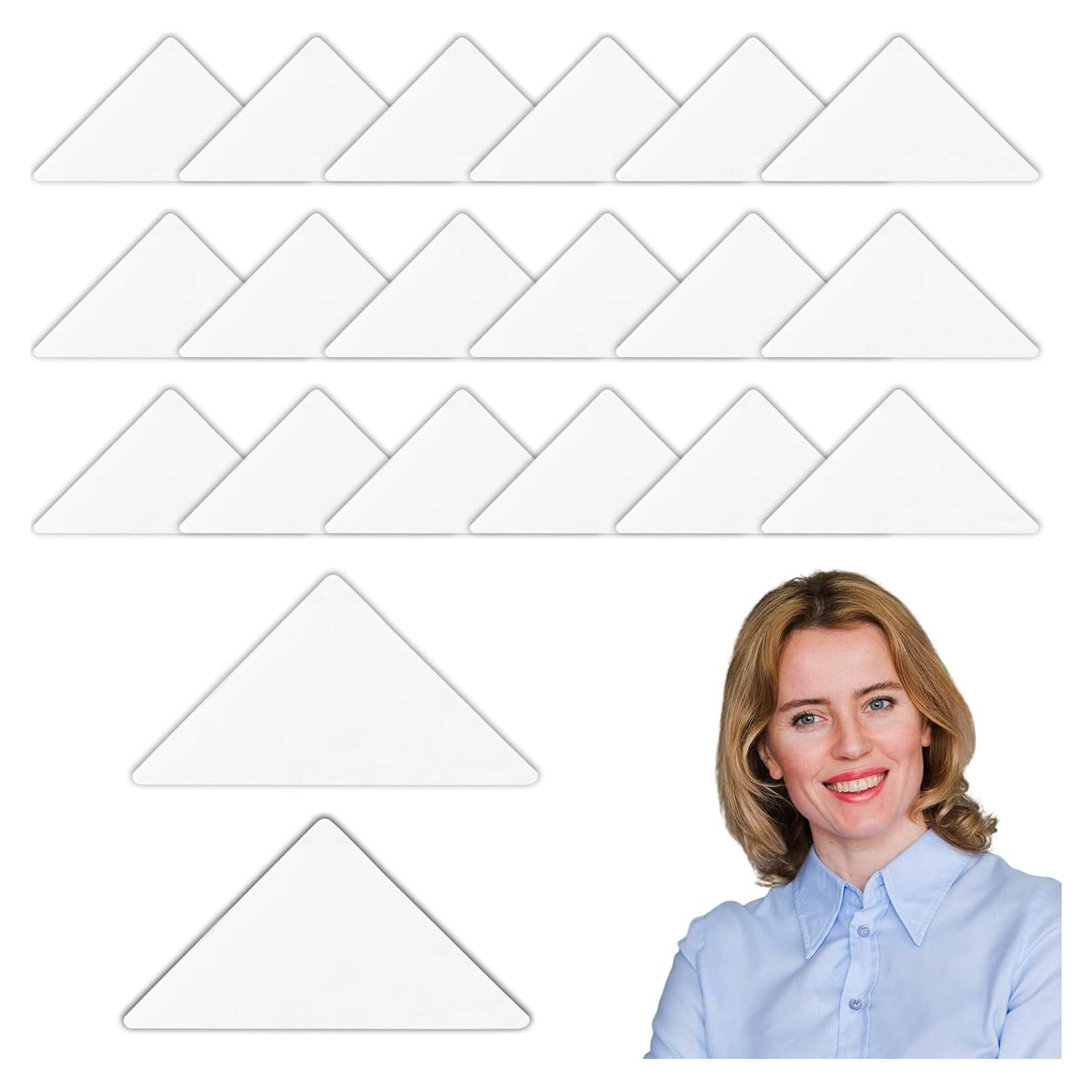 100 Soportes de Cuello para Camisas Polo BOHUIZ - PVC Blanco