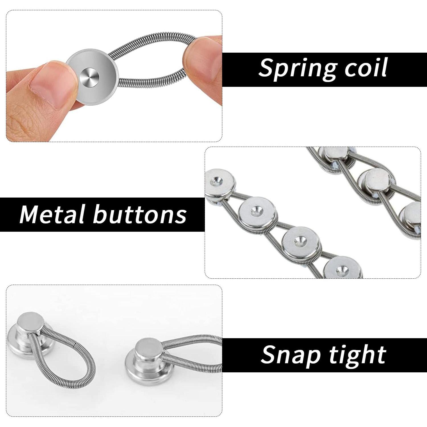 Extensores de Collar Ajustables Zyvoreliax para Camisas - 6 Pcs