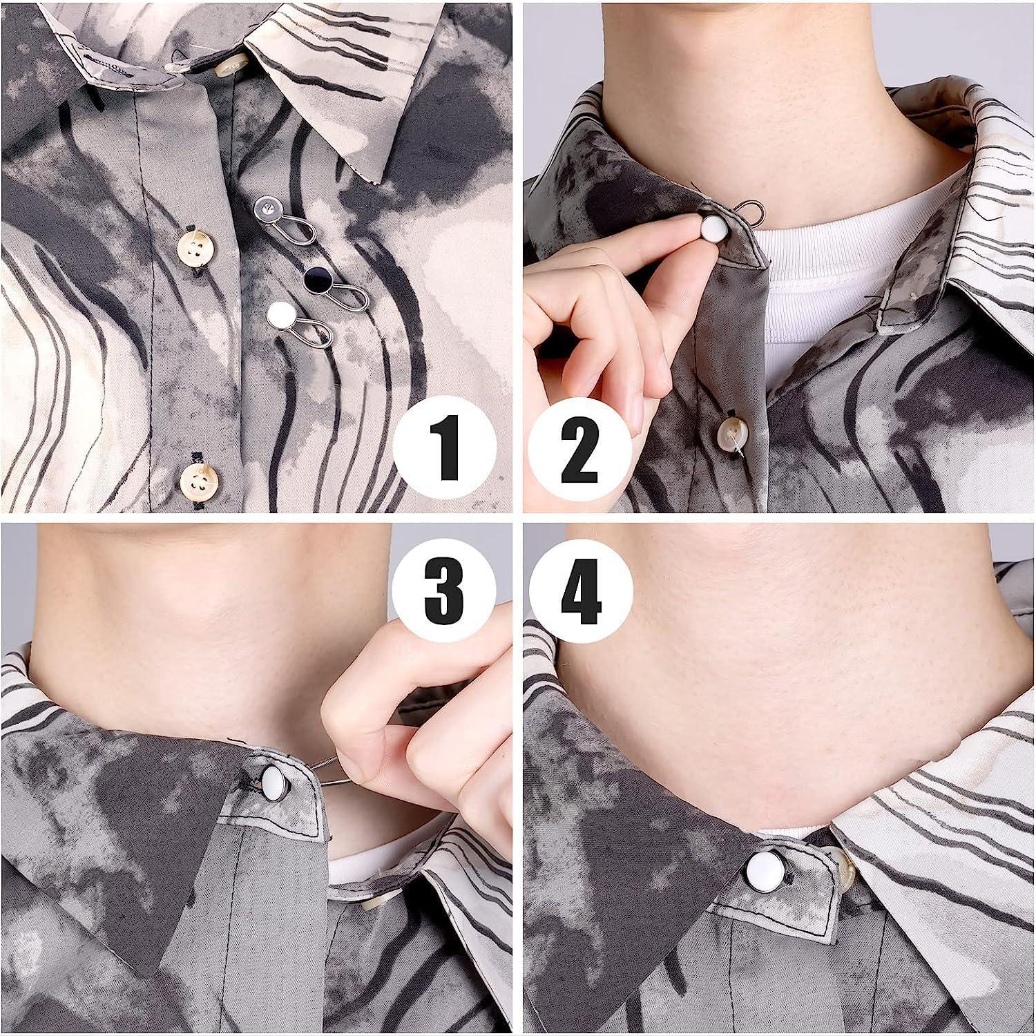 Extensores de Collar Ajustables Zyvoreliax para Camisas - 6 Pcs