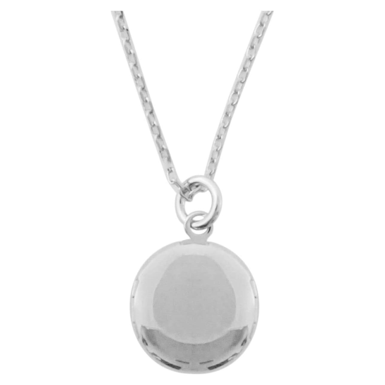 Collar Medalla HONEYCAT Plata 50.8-58.4 cm Joyería Minimalista