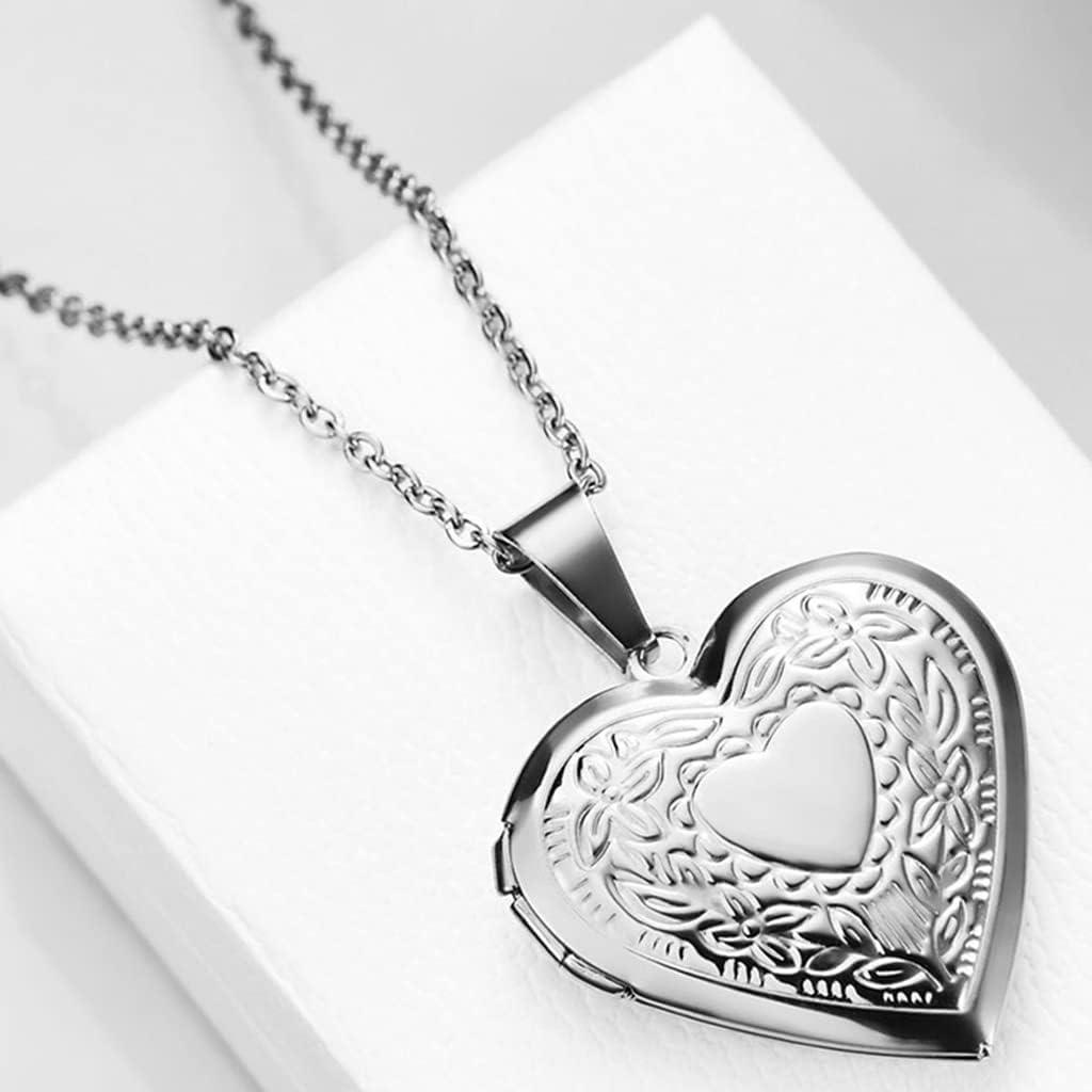 Collar medallón floral acero inoxidable Jude Jewelers