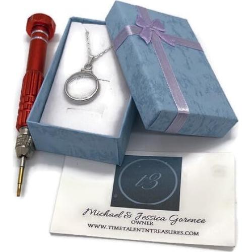 Locket de plata esterlina 925 personalizable 19x30 mm con regalo