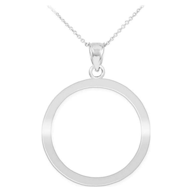 Colgante de Karma en Plata de Ley 925 Claddagh Gold 45.72 cm