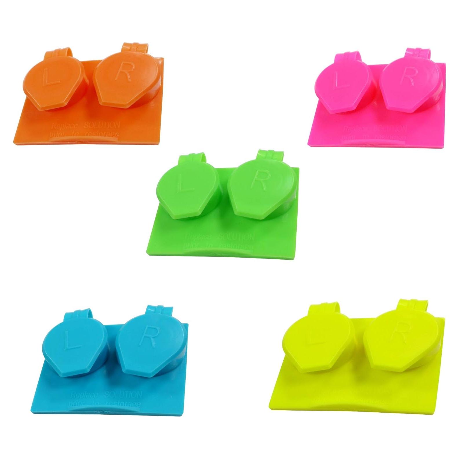 Estuche de Lentes de Contacto Sports World Vision - 4 Piezas, Diseño Compacto