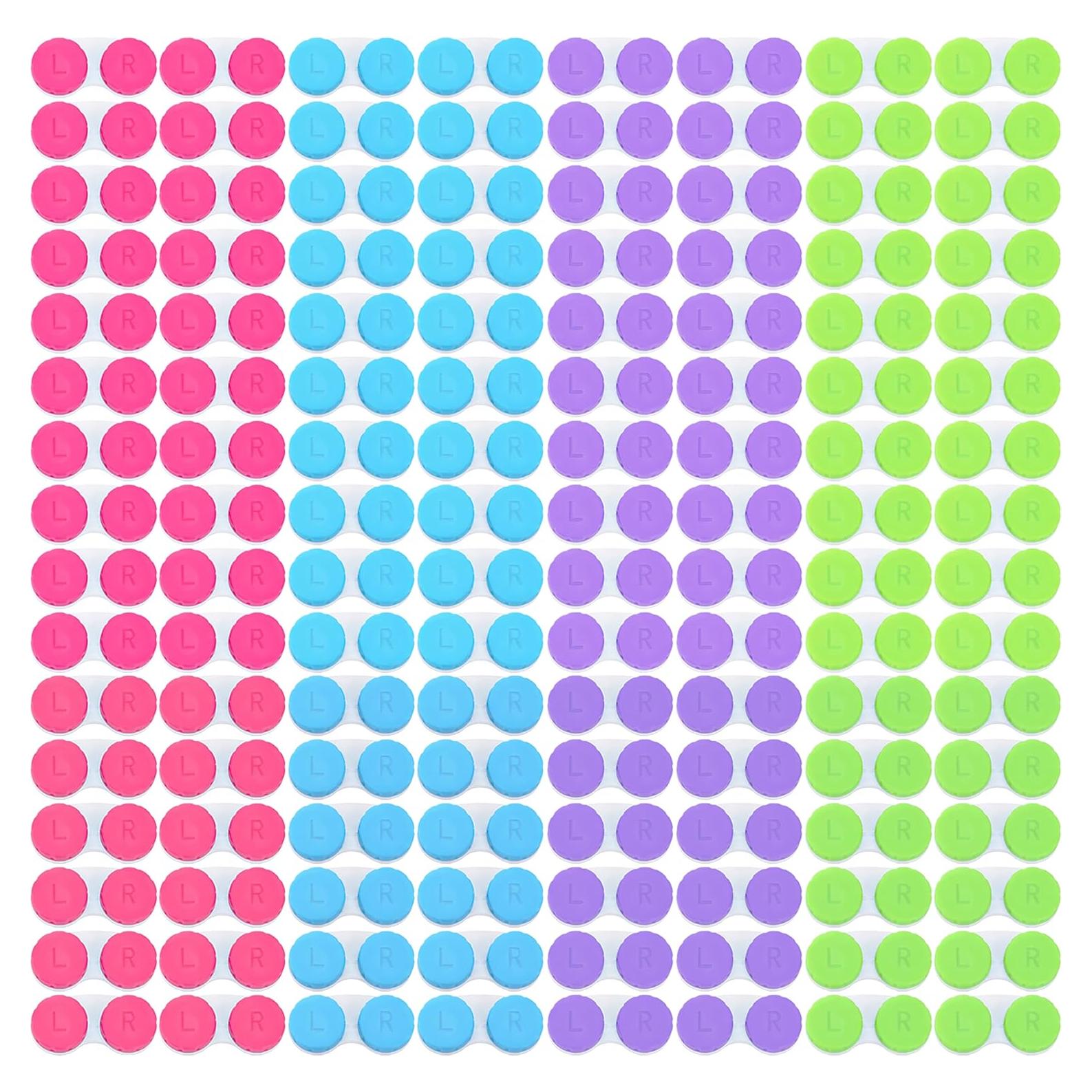 Estuche para Lentes de Contacto Nicunom - 80 Piezas Coloridas