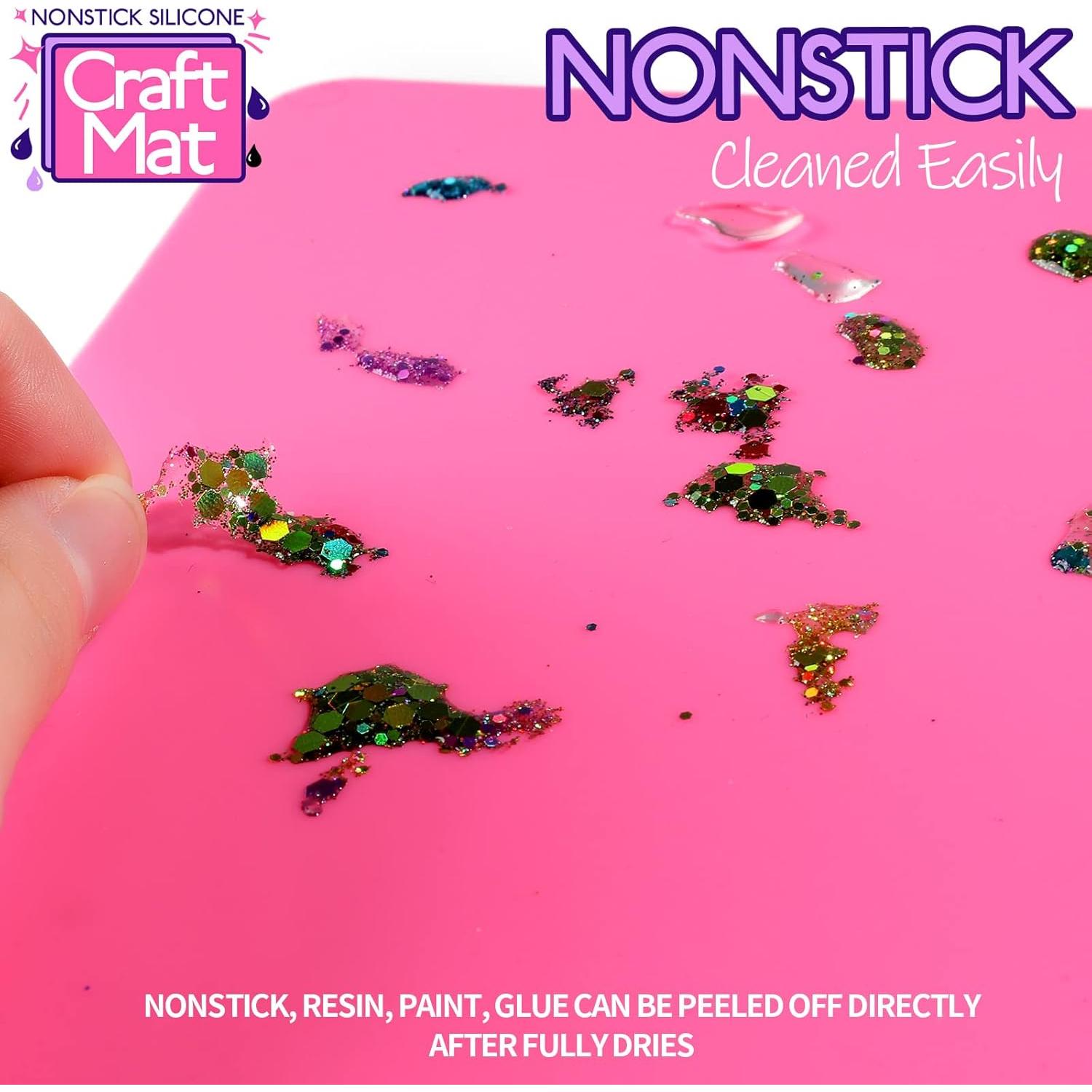 Tapetes de Silicona LEOBRO 2pcs para Manualidades 29.66x20.99cm