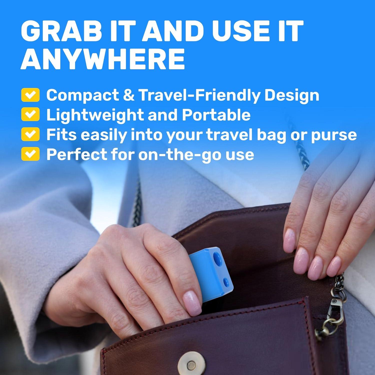 Soporte para Lentes de Contacto Samorillo - 2 Pack con Ayuda Sin Ventilación