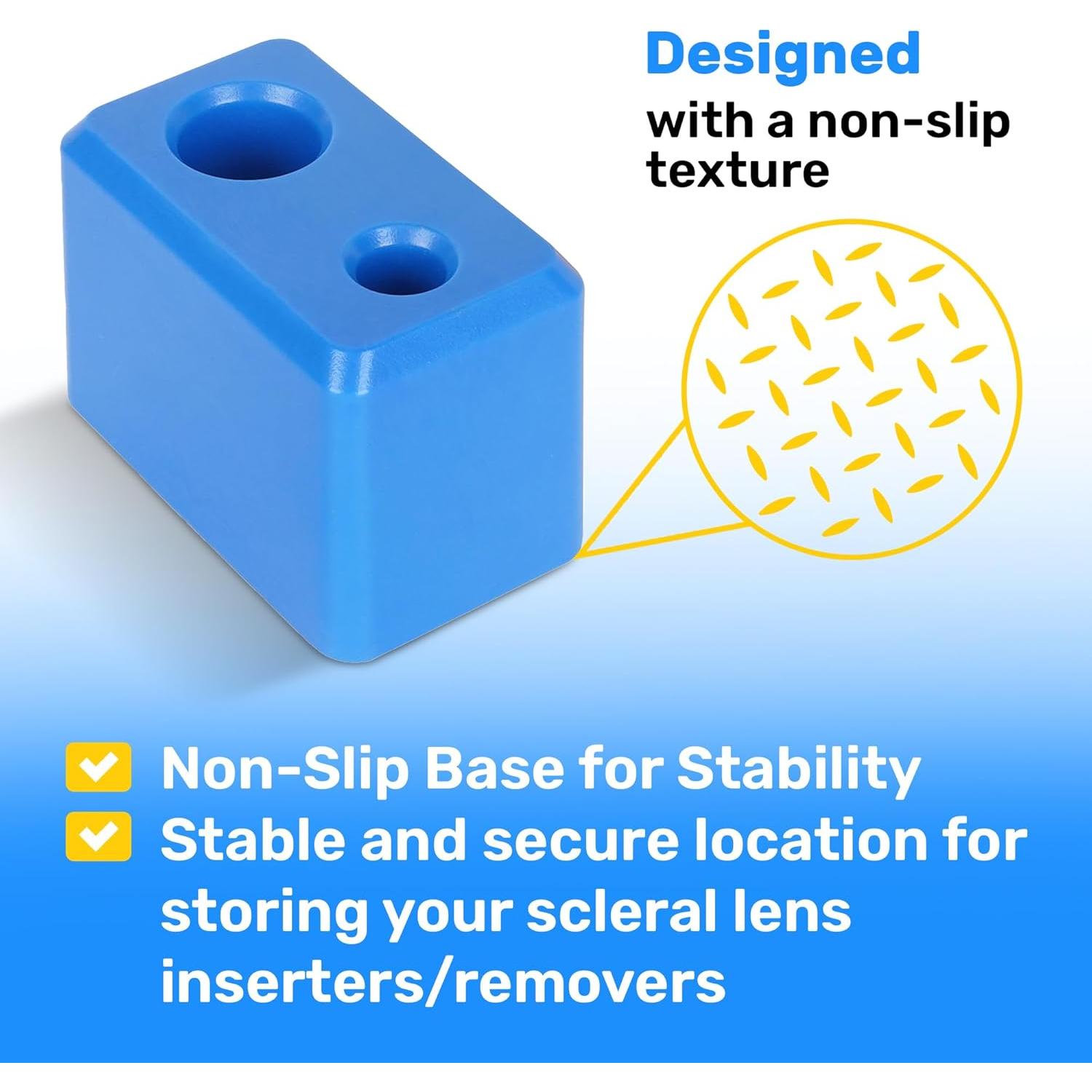 Soporte para Lentes de Contacto Samorillo - 2 Pack con Ayuda Sin Ventilación