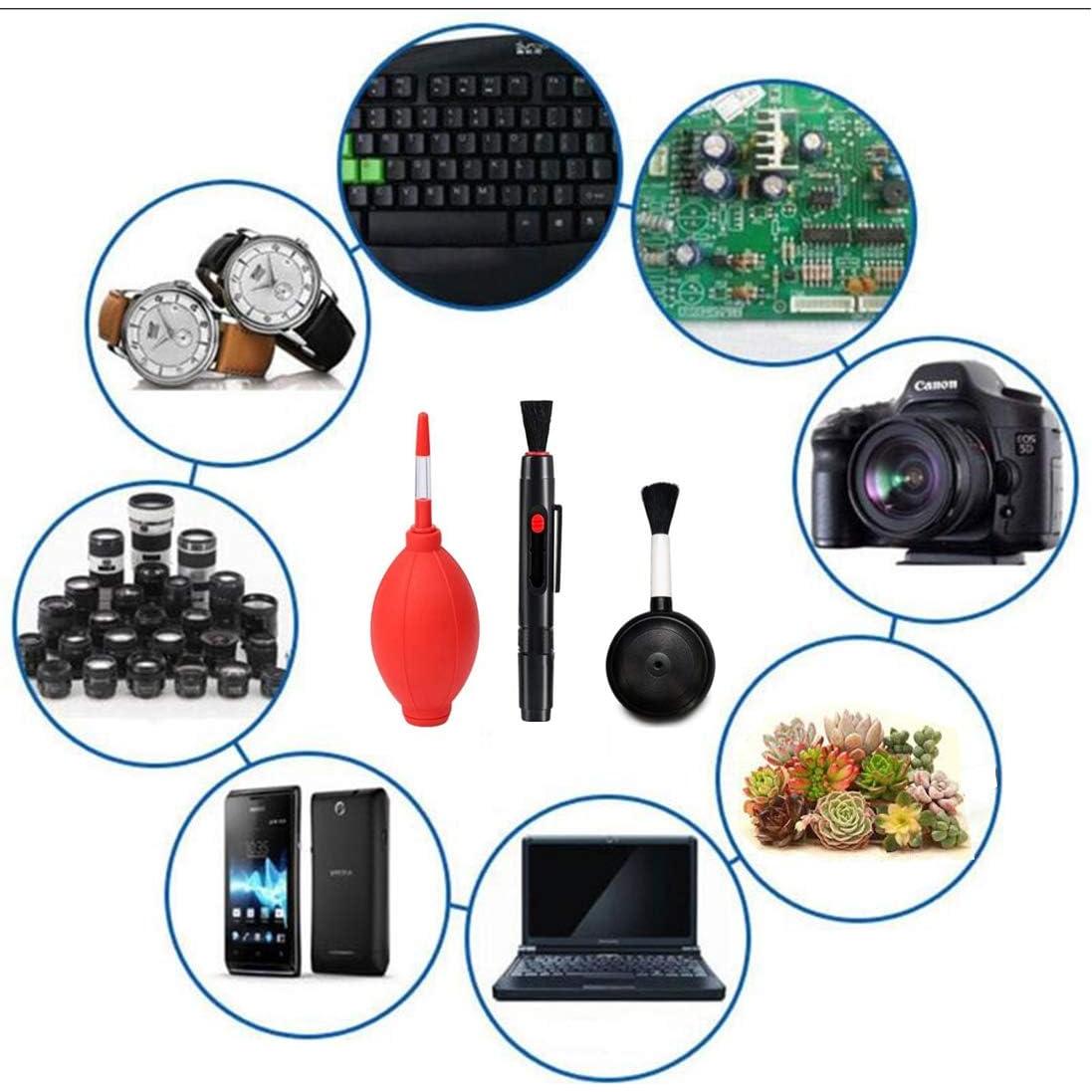 Kit de Limpieza de Cámara Dearjana con Soplador y Cepillo